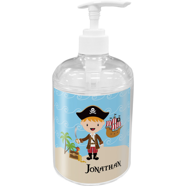 Custom Pirate Scene Acrylic Soap & Lotion Bottle (Personalized)