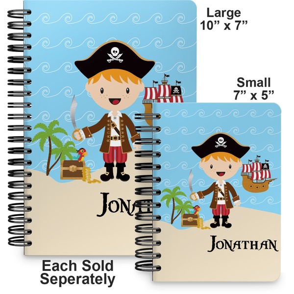 Pirate Scene Spiral Journal - Comparison