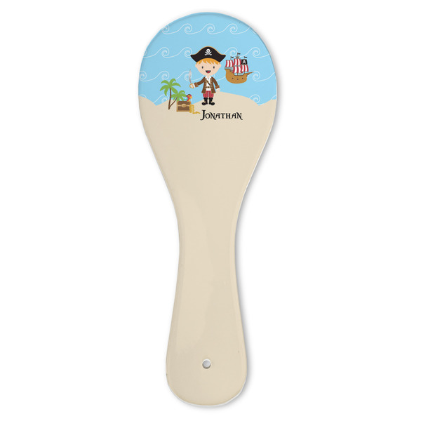 Custom Pirate Scene Ceramic Spoon Rest (Personalized)