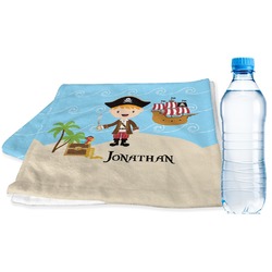 Pirate Scene Sports & Fitness Towel (Personalized)