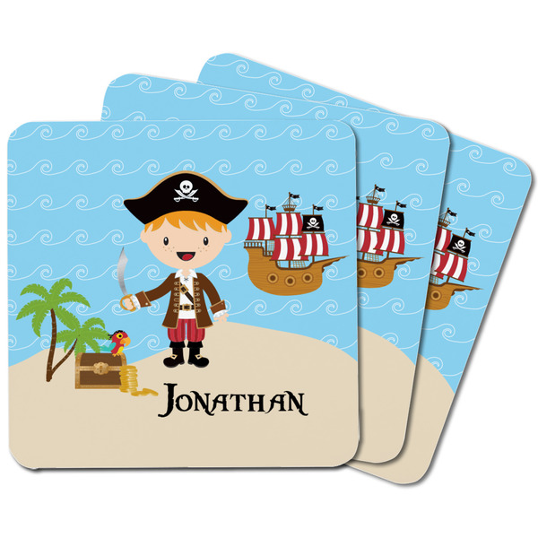 Pirate Scene Square Fridge Magnet - MAIN