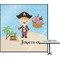 Personalized Pirate Square Table Top
