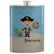 Pirate Scene Stainless Steel Flask