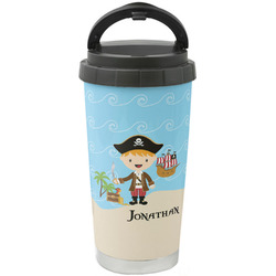 Pirate Scene Stainless Steel Coffee Tumbler (Personalized)