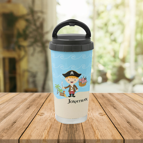 Pirate Scene Stainless Steel Travel Cup Lifestyle