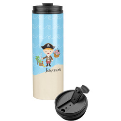 Pirate Scene Stainless Steel Skinny Tumbler (Personalized)