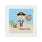 Pirate Scene Standard Cocktail Napkins - Front View