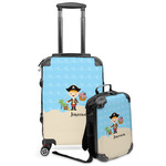 Pirate Scene Kids 2-Piece Luggage Set - Suitcase & Backpack (Personalized)