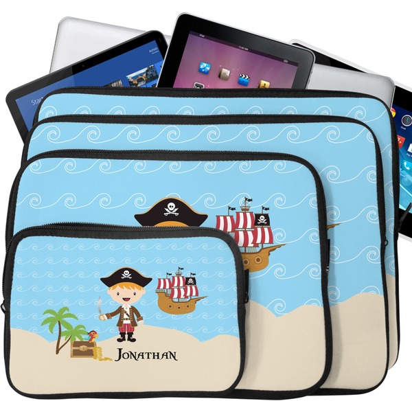 Personalized Pirate Laptop Case Sizes