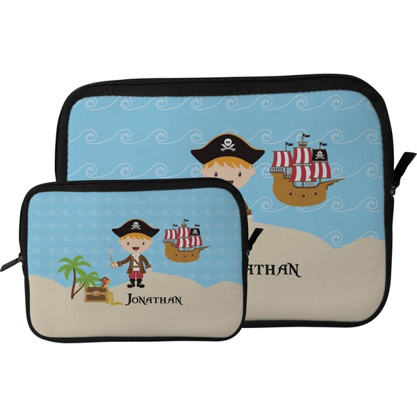 Personalized Pirate Tablet Sleeve (Size Comparison)