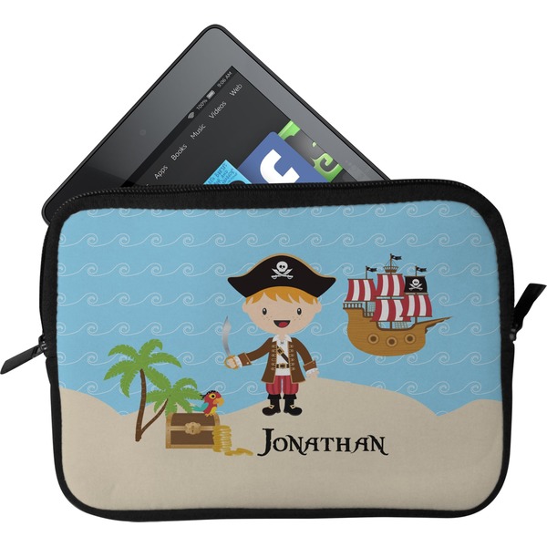 Custom Pirate Scene Tablet Case / Sleeve - Small (Personalized)