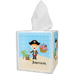 Pirate Scene Tissue Box Cover (Personalized)