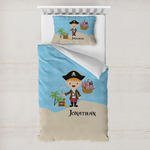 Pirate Scene Toddler Bedding w/ Name or Text