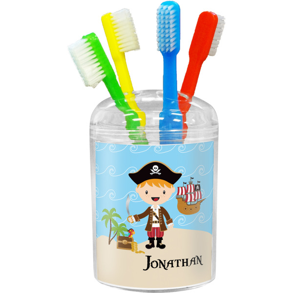 Custom Pirate Scene Toothbrush Holder (Personalized)
