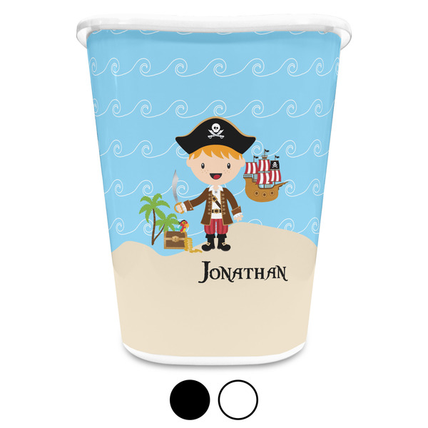 Personalized Pirate Custom Waste Basket