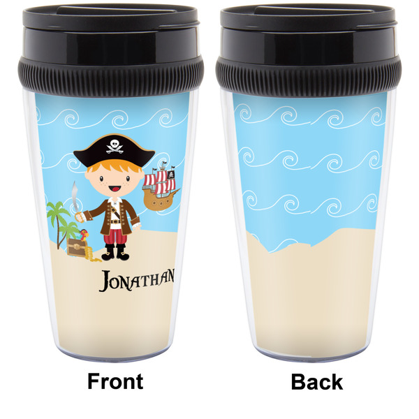 Pirate Scene Travel Mug Approval (Personalized)