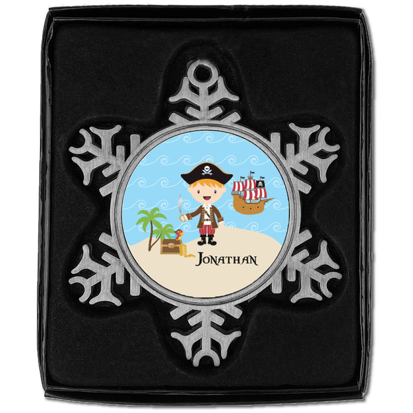 Pirate Scene Vintage Snowflake - In box
