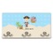 Pirate Scene Wall Mounted Coat Rack (Personalized)