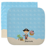 Pirate Scene Facecloth / Wash Cloth (Personalized)
