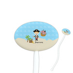 Pirate Scene Oval Stir Sticks (Personalized)