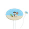 Pirate Scene Oval Plastic Stir Sticks (Personalized)