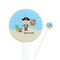 Pirate Scene Round Plastic Stir Sticks (Personalized)
