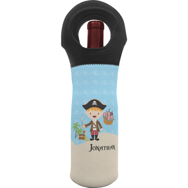 Custom Pirate Scene Wine Tote Bag (Personalized)