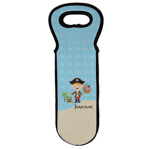 Custom Pirate Scene Wine Tote Bag (Personalized)
