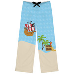 Pirate Scene Womens Pajama Pants - L