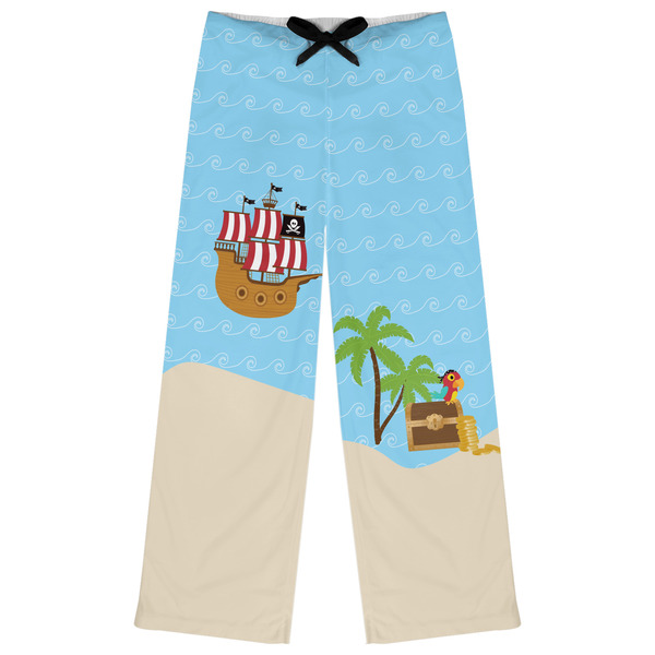 Custom Pirate Scene Womens Pajama Pants - XL