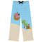 Pirate Scene Womens Pajama Pants - XS