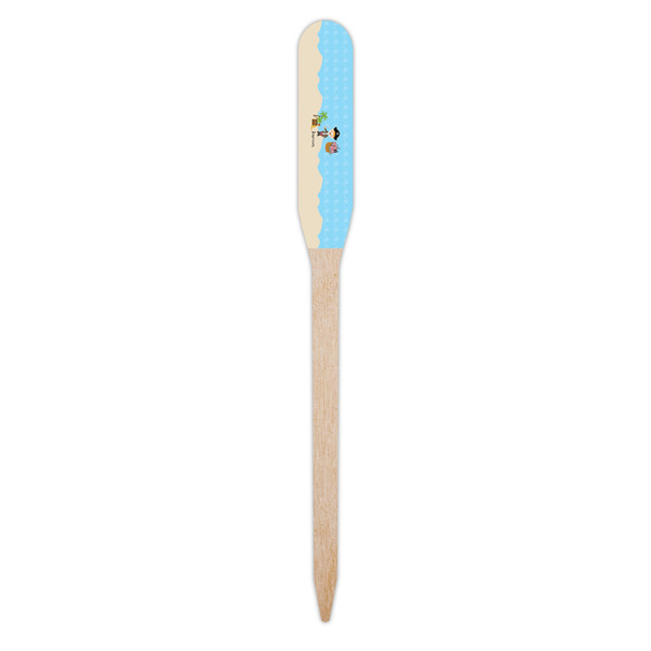 Pirate Scene Wooden Food Pick - Paddle - Single Pick