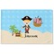 Personalized Pirate Basket Weave Floor Mat