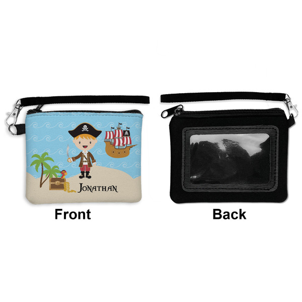 Pirate Scene Wristlet ID Cases - Front & Back