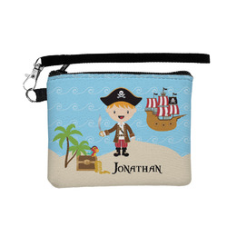 Pirate Scene Wristlet ID Case w/ Name or Text
