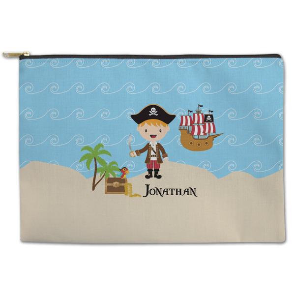 Custom Pirate Scene Zipper Pouch (Personalized)
