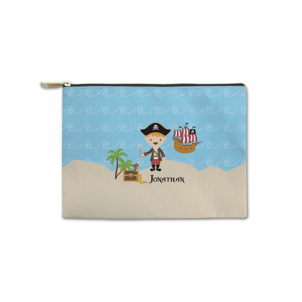 Custom Pirate Scene Zipper Pouch - Small - 8.5"x6" (Personalized)