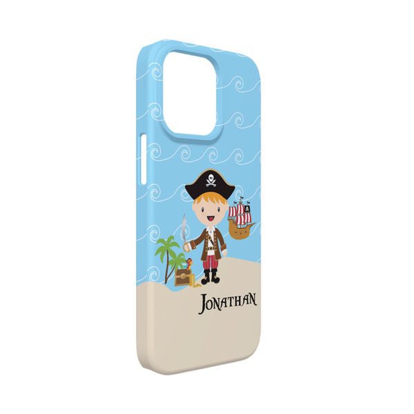 Custom Pirate Scene iPhone Case - Plastic - iPhone 13 Mini (Personalized)