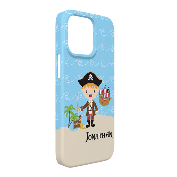 Custom Pirate Scene iPhone Case - Plastic - iPhone 13 Pro Max (Personalized)