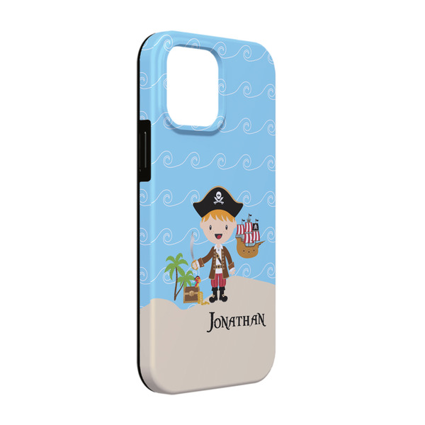 Custom Pirate Scene iPhone Case - Rubber Lined - iPhone 13 Pro (Personalized)