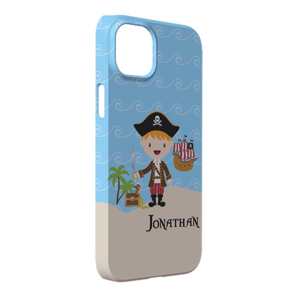 Custom Pirate Scene iPhone Case - Plastic - iPhone 14 Plus (Personalized)