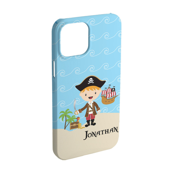 Custom Pirate Scene iPhone Case - Plastic - iPhone 15 Pro (Personalized)