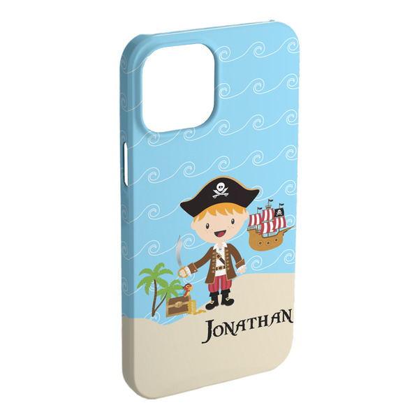 Custom Pirate Scene iPhone Case - Plastic - iPhone 15 Pro Max (Personalized)
