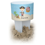 Pirate Scene White Beach Spiker Drink Holder (Personalized)