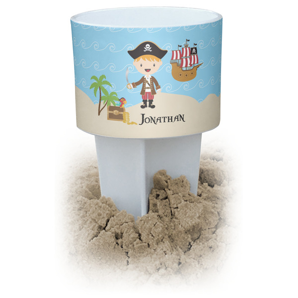 Custom Pirate Scene Beach Spiker Drink Holder (Personalized)