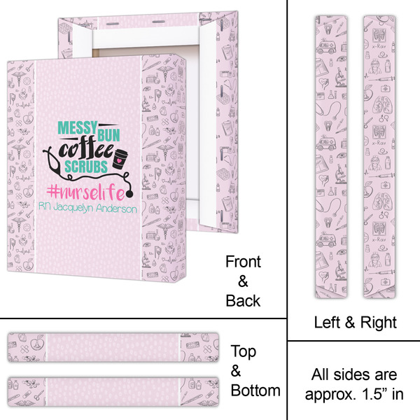 Nursing Quotes 11x14 - Canvas Print - Approval