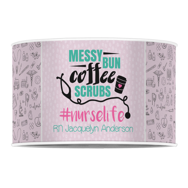 Nursing Quotes 12" Drum Lampshade - FRONT (Poly Film)