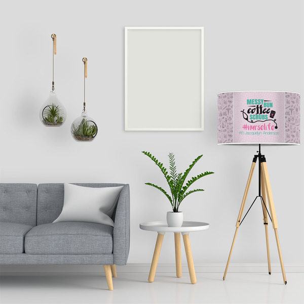 Nursing Quotes 12" Drum Lampshade - LIFESTYLE
