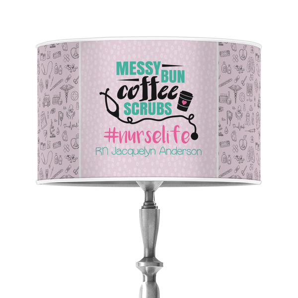 Custom Nursing Quotes 12" Drum Lamp Shade - Poly-film (Personalized)