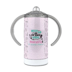Nursing Quotes 12 oz Stainless Steel Sippy Cup (Personalized)